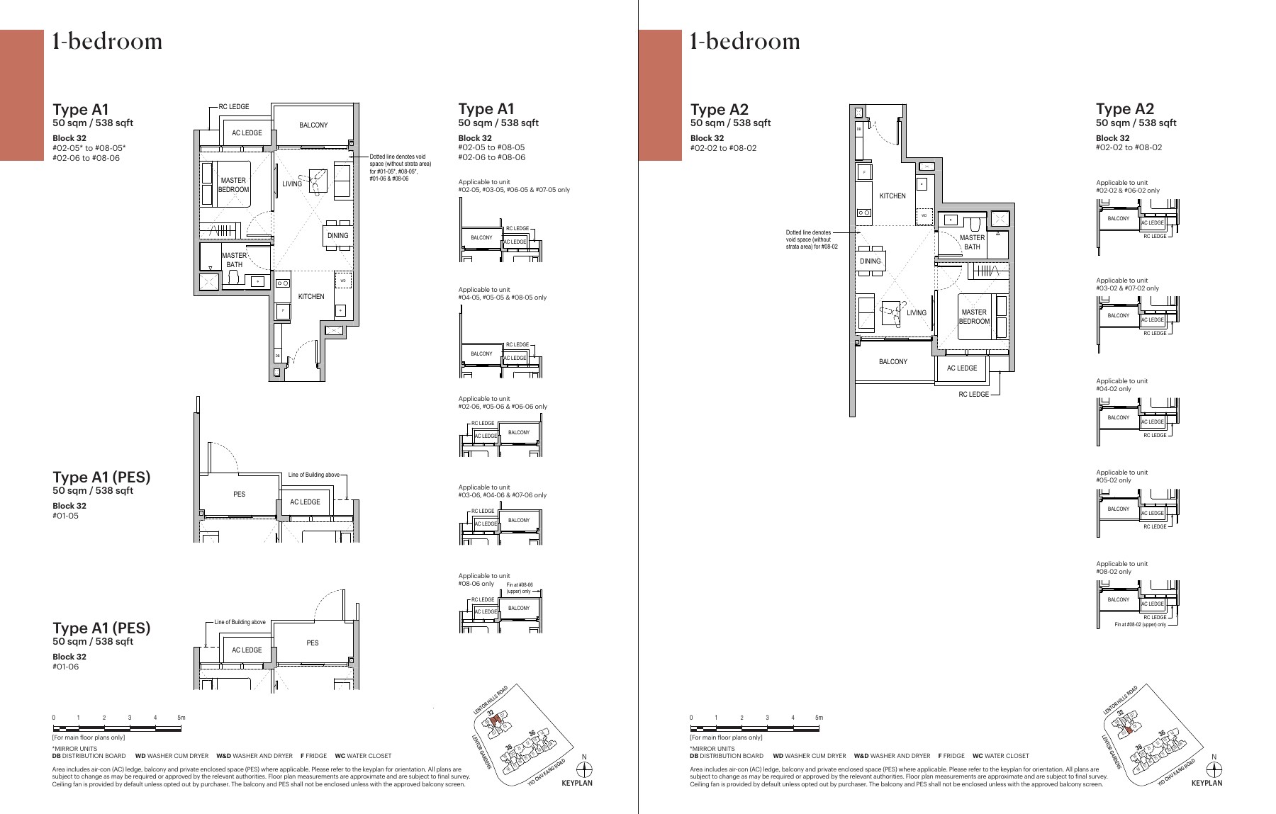 Lentoria 1 Bedroom 1 Bedroom collection floor plan
