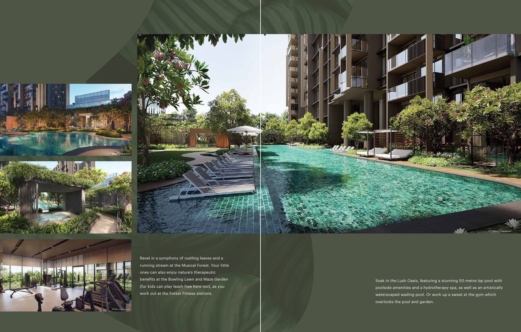 Lentoria lifestyle brochure page