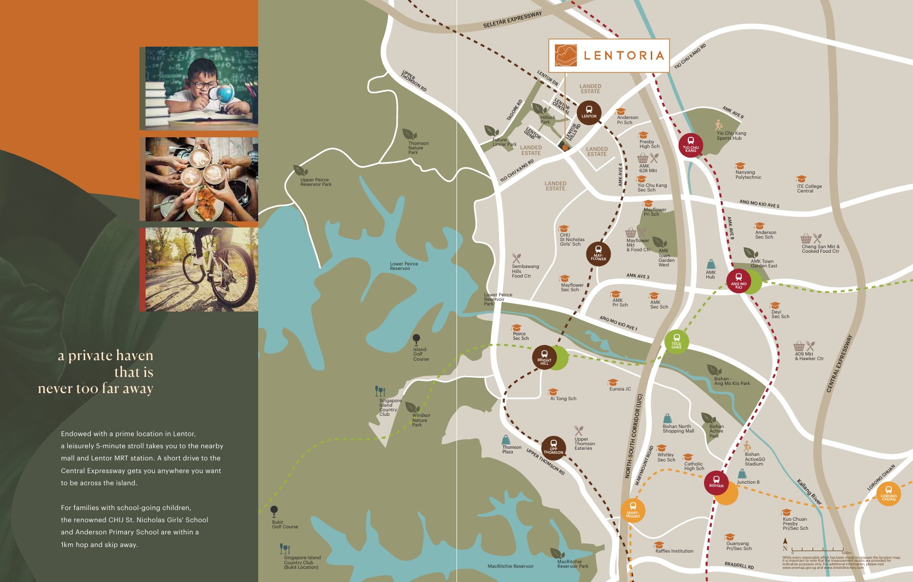 Lentoria location brochure page